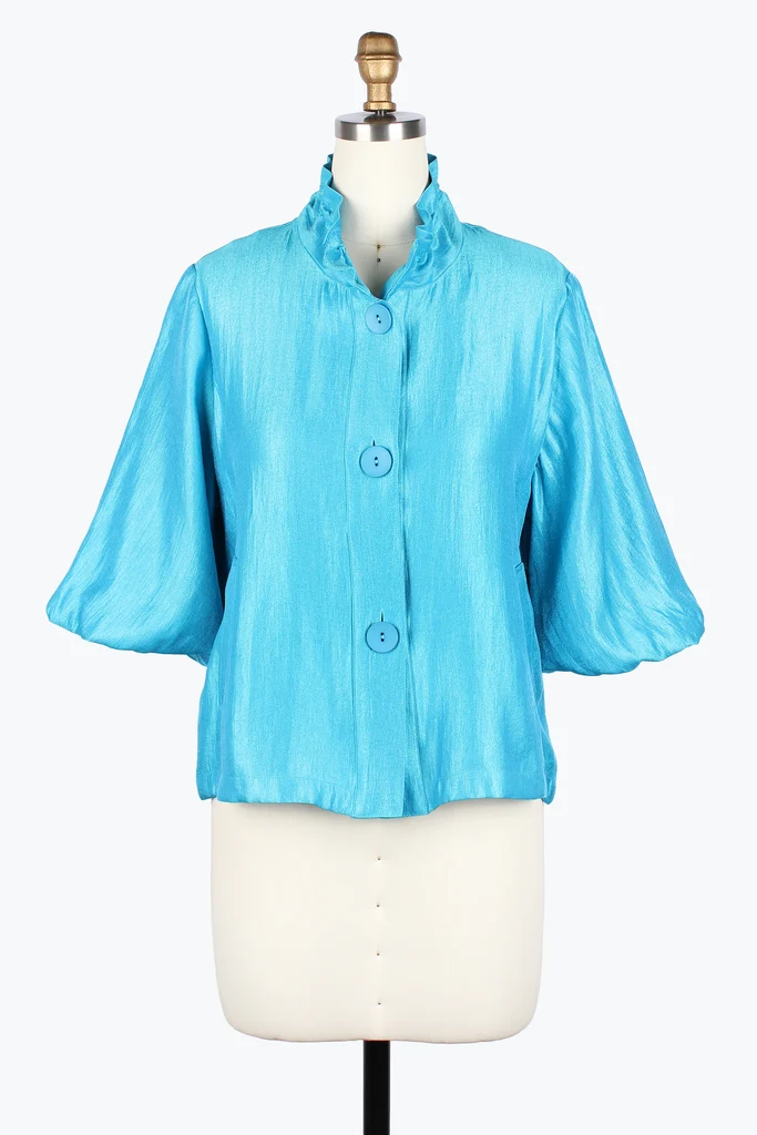 Damee Puffy Sleeve Short Jacket