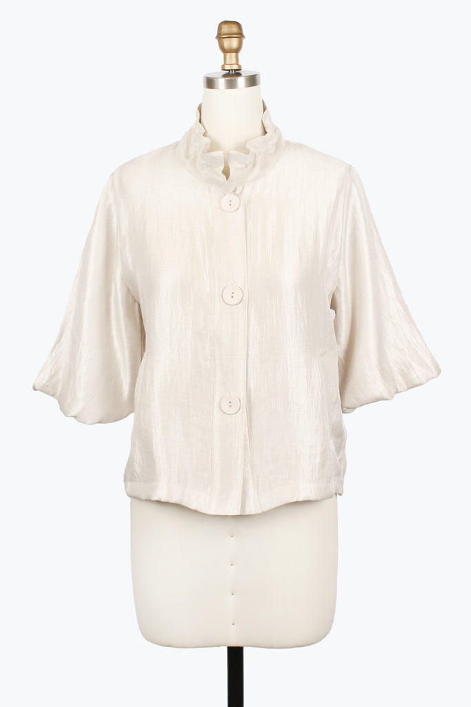 Damee Puffy Sleeve Short Jacket