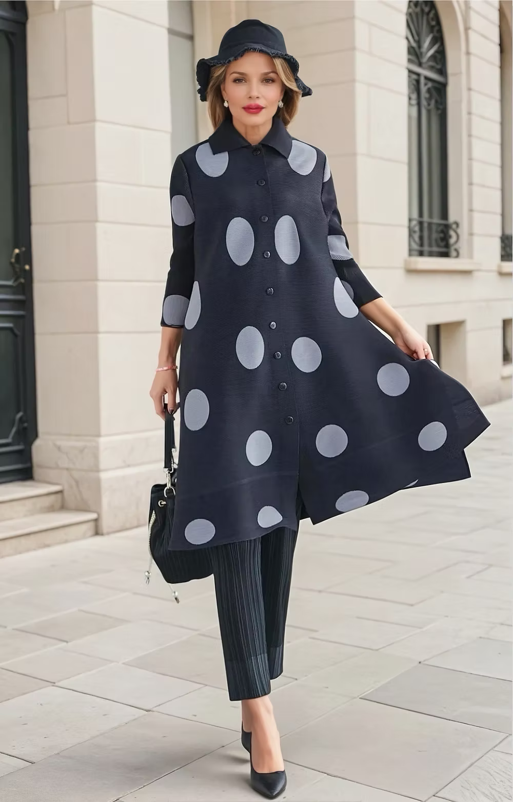Vanite Polka Dot Jacket/Duster