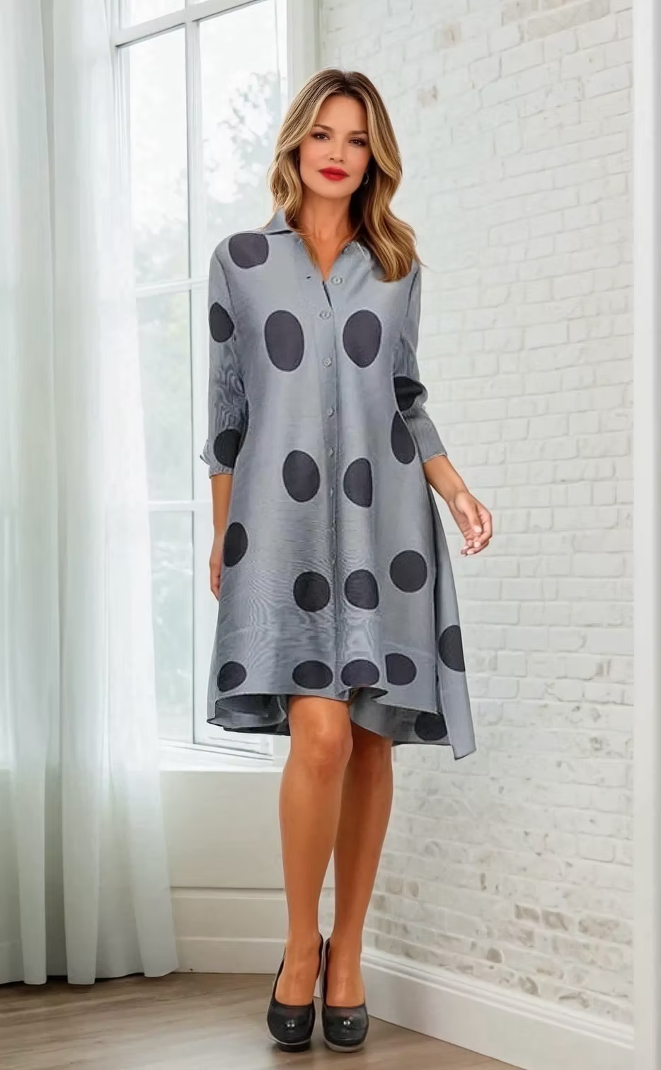 Vanite Polka Dot Jacket/Duster