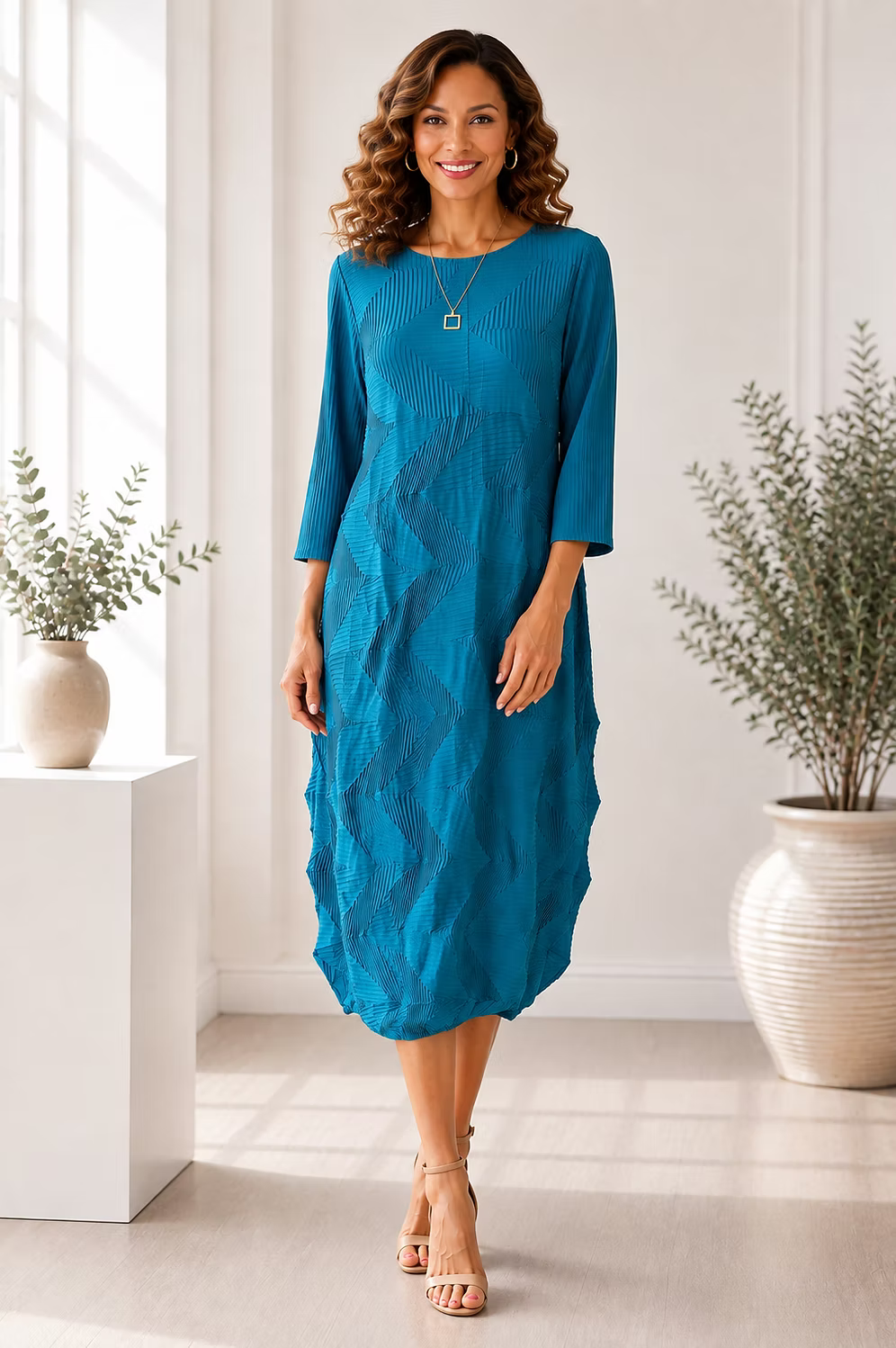 Vanite Crinkle Dress