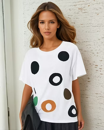 Vanite T-Shirt with Circles