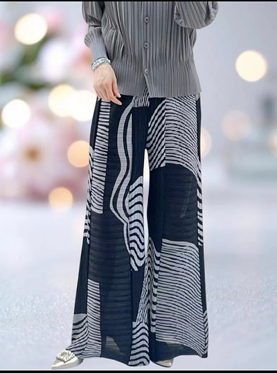 Vanite Wide Print Pant
