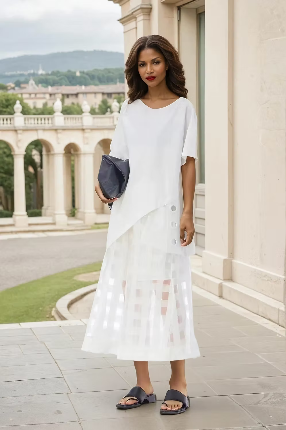 Vanite Top Long on One Side