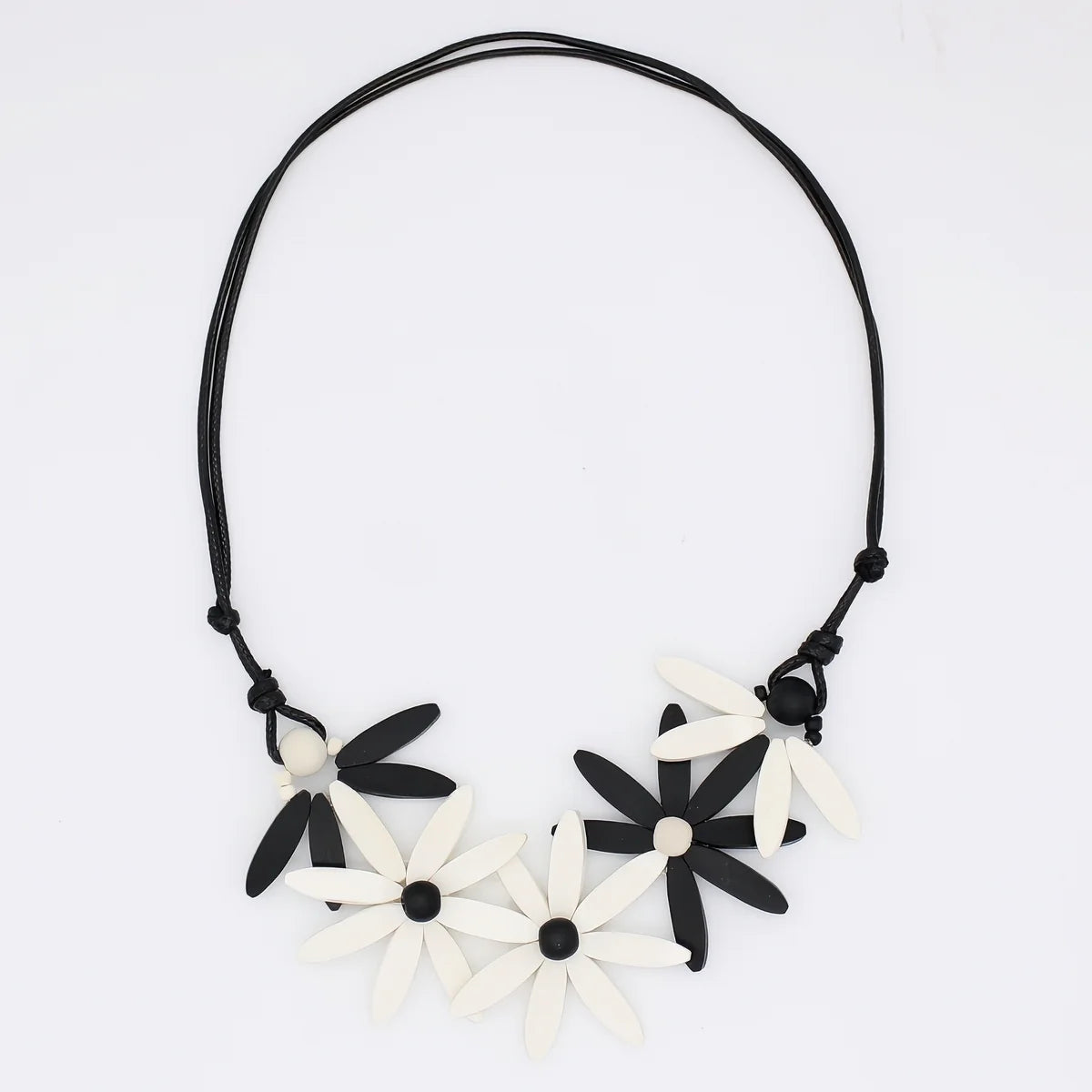BP25N35 Sylca White Garland Nectar Statement Necklace