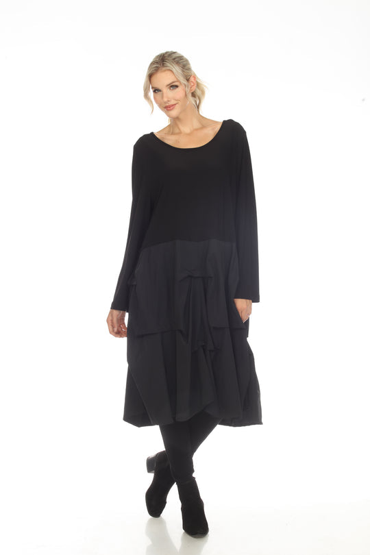 Moonlight Sleeveless Black Dress