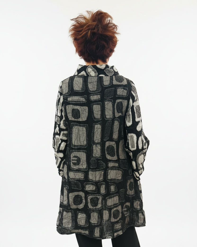 Moonlight Funnel Neck Pullover Tunic