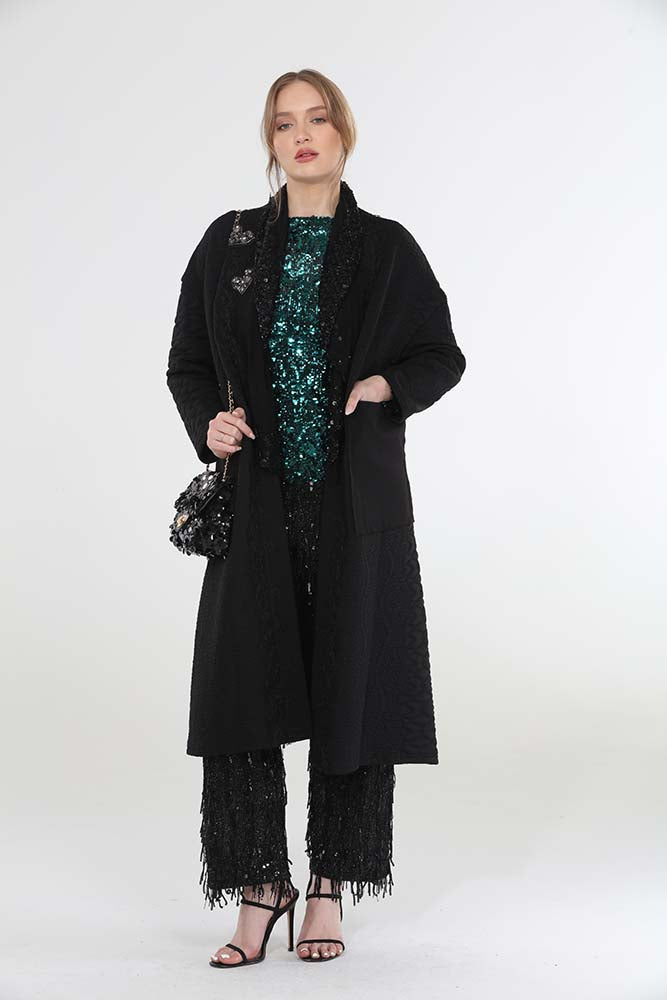 Terra Black Long Coat