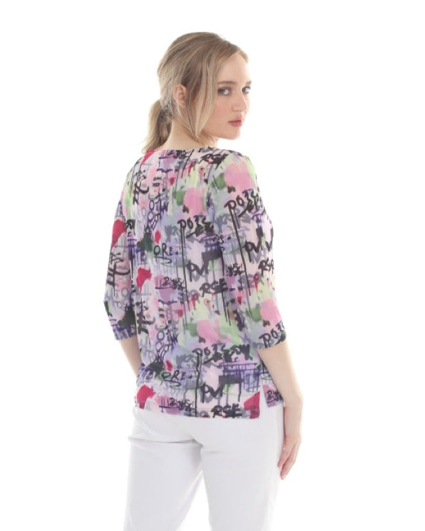 Terra Half Sleeve Multi Top