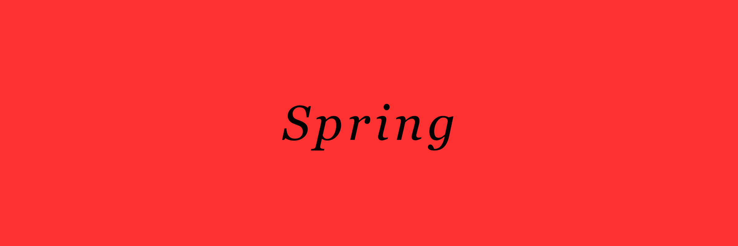Spring 2026