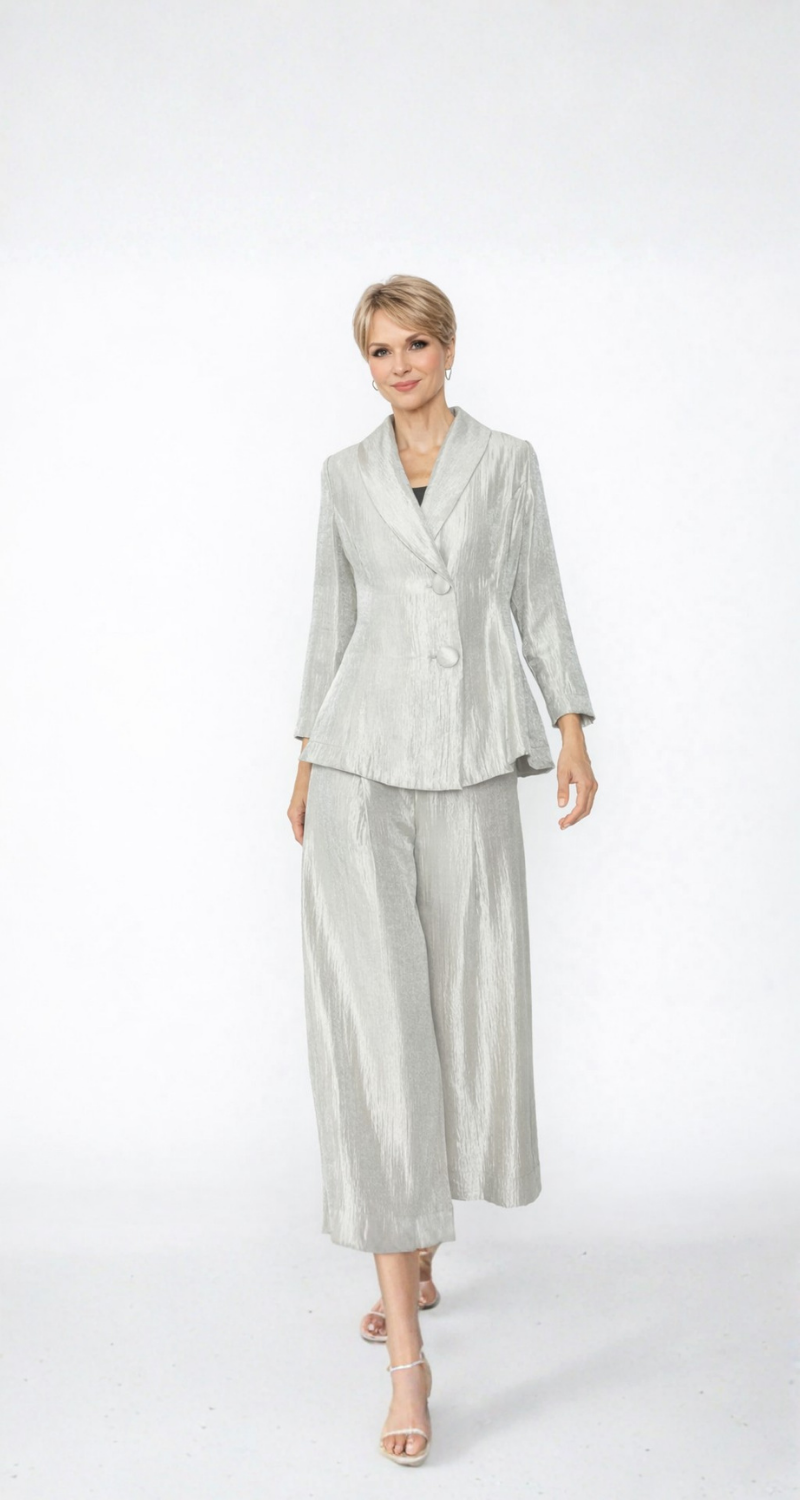 IC Shawl Collar Back Twist Band Jacket