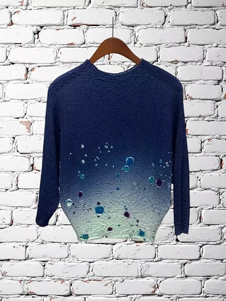 Vanite Ombre Small Bubbles Top