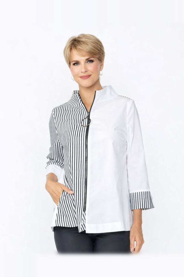 IC Zip Crop Jacket