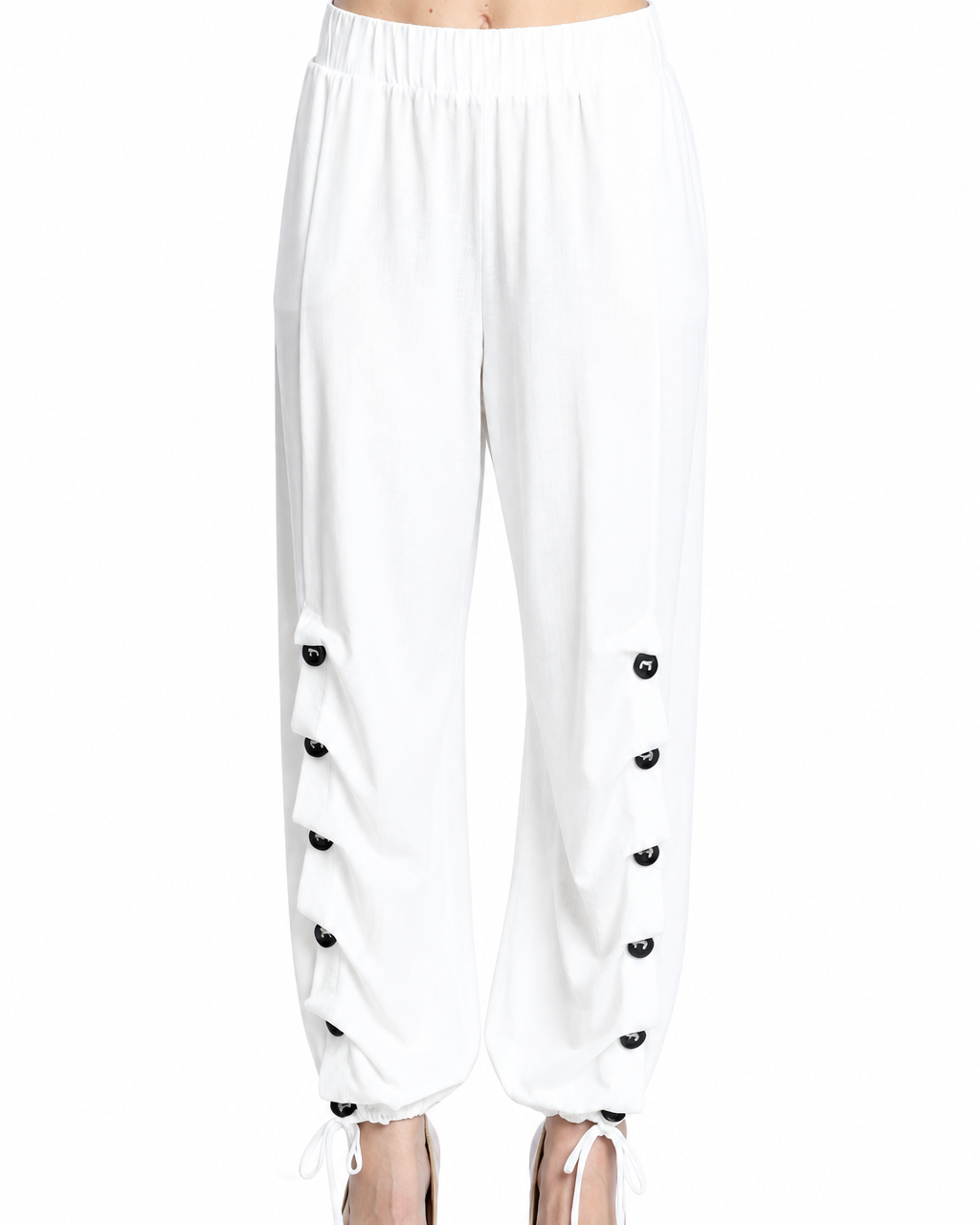 Pleated Tie Bottom Pant