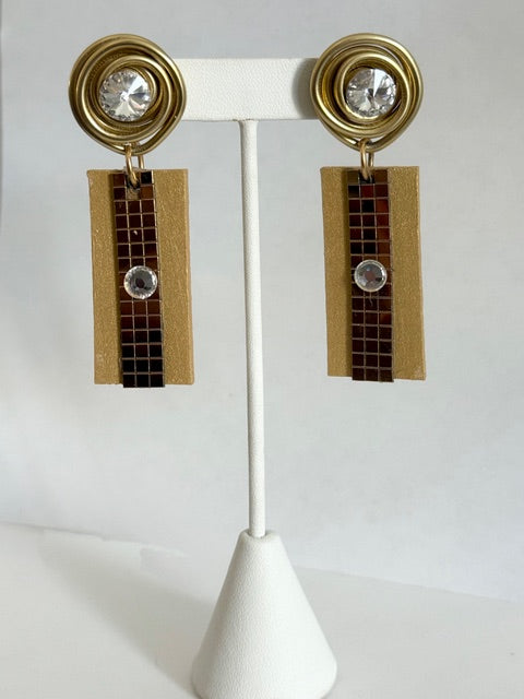 21921 JEFF LEIB EARRINGS GOLD