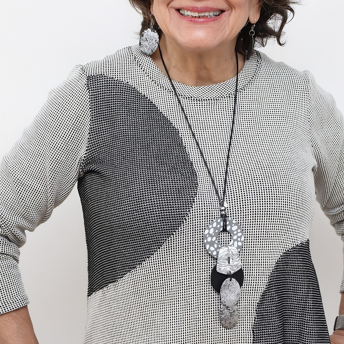 LS25N15 Sylca Silver Skye Statement Pendant