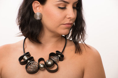 That perfect light copper color necklace