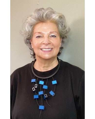CB-CUBIC 2416F NECKLACE NAVY
