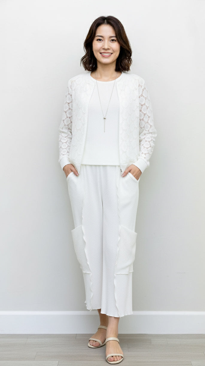 Vine Street Baseball Lace Zip Jacket
